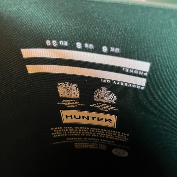 🌲HUNTER brand-womens size 8 tall rain boots🌲 - Picture 8 of 9